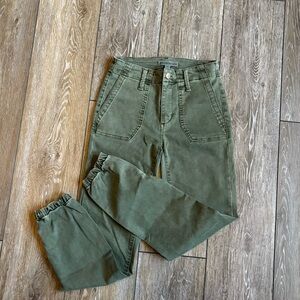 Olive Green Women's Track Pants